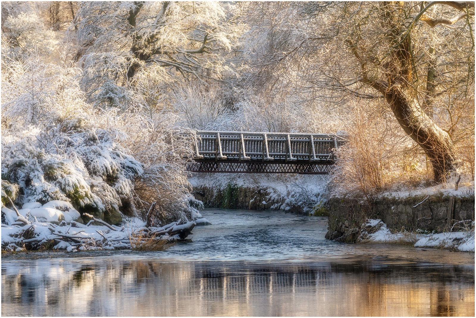 Winter Bridge by Mike Stephen